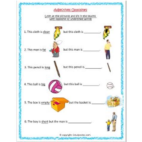Can you name ____ most popular movie of this year? Adjectives Worksheet 7 Grade 1 - EStudyNotes