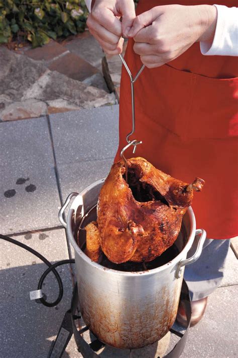 how to deep fry turkey southern living