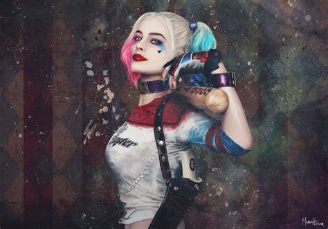Pictures and wallpapers for your desktop. 1920x1080 Paint Art Harley Quinn Laptop Full HD 1080P HD ...