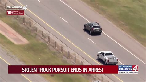 Police Chase Involving Stolen Truck Ends In Oklahoma City YouTube