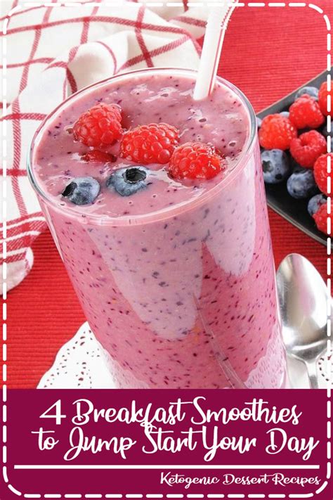 4 Breakfast Smoothies To Jump Start Your Day All My Delicious Recipe