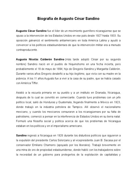 He was killed by general somoza's forces but over forty years later. Biografía de Augusto César Sandino | Nicaragua | Guerra de ...