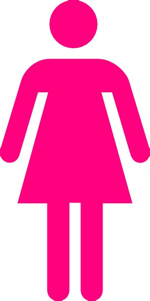 Pink Women Restroom Sign Clipart Best