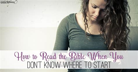 This ties into understanding the context. How to Read the Bible -- the Best Way for Beginners!