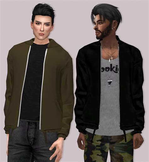 Saved by ultimate sims 4 cc. Semller GStar Jacket Male Version at Lumy Sims » Sims 4 ...
