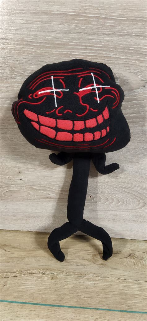 The Ruler Trollface The Trollge Incidents Large Plush Toy Etsy