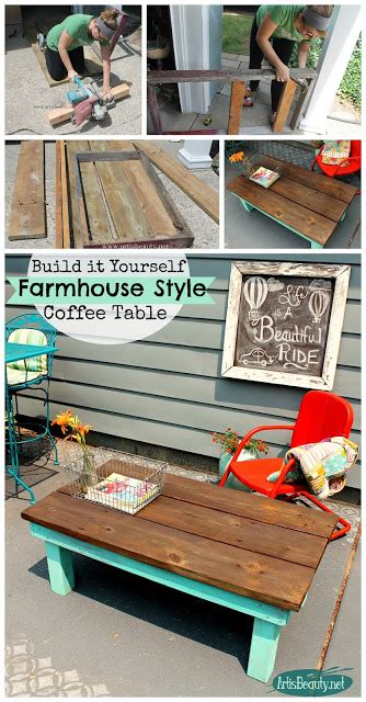 There are farmhouse decorating ideas for the kitchen, living room, bathroom, and bedroom. ART IS BEAUTY: Custom Built DIY Industrial Table Using Rescued Materials