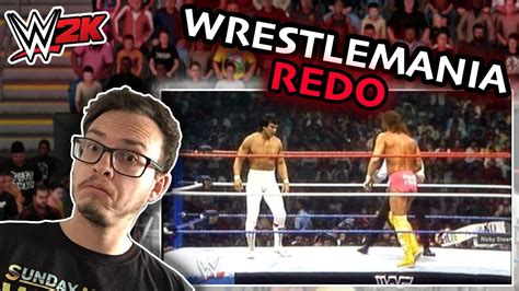 Wrestlemania 3 Ricky Steamboat Vs Randy Savage WWF Intercontinental