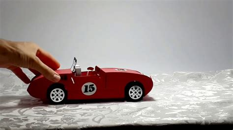 How To Make A 3d Paper Car Craft Car Model Svg File Templates 3d
