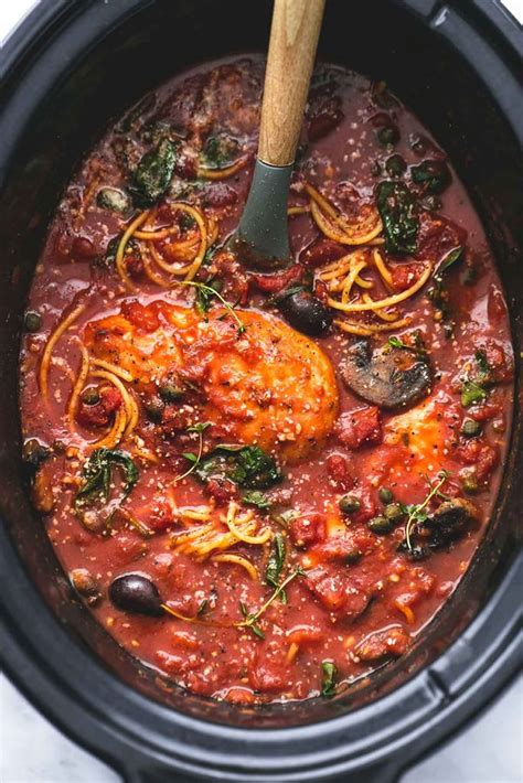 Slow Cooker Chicken Cacciatore Easy Fall Slow Cooker Recipes