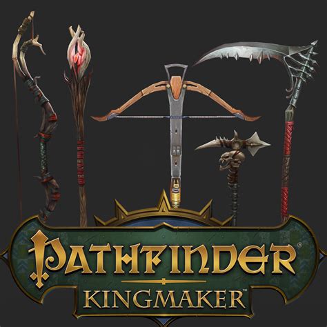 ArtStation - Pathfinder Kingmaker - weapon pack 01, Nikita Zhuravlev