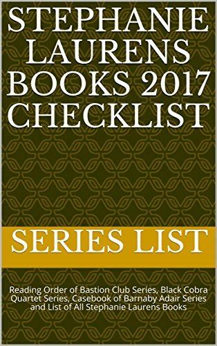 Stephanie Laurens Books 2017 Checklist Reading Order Of Bastion Club