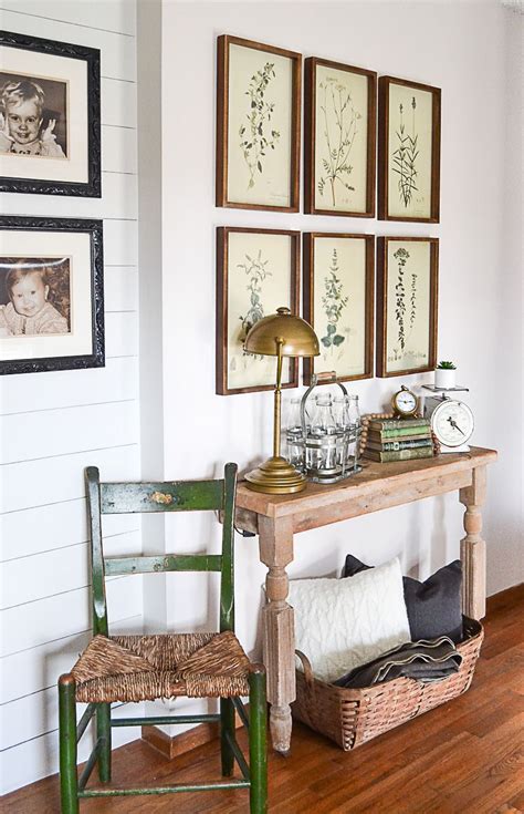 When the shades are carefully picked and matched, the space looks harmonius even with a lot of colour. Framed Botanical Prints For The Entry | Dining room wall ...