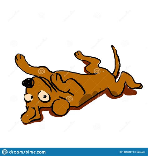 Dog Lying Down Stock Illustrations 234 Dog Lying Down Stock