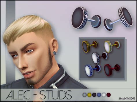 The Sims Resource Mathcope Alec Studs