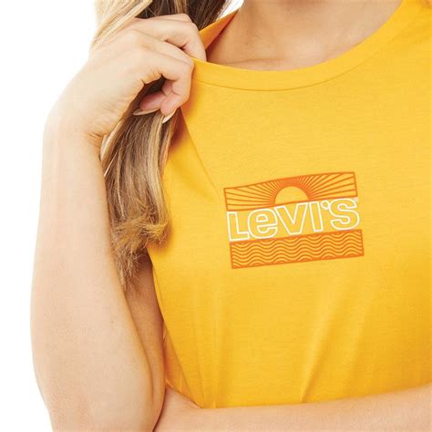 Buy Levis Womens The Perfect T Shirt Old Gold