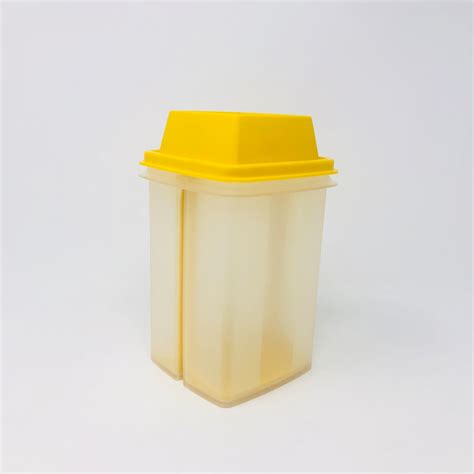 Vintage Tupperware Pickle Keeper Yellow Pickle Holder Etsy