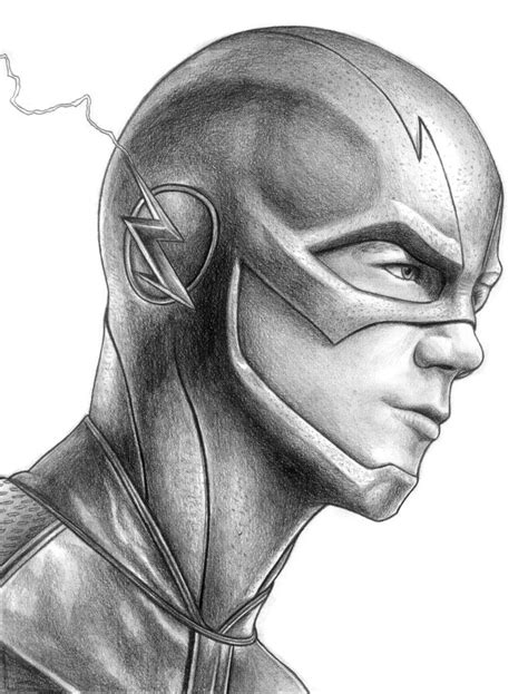 Herochan Flash Drawing Marvel Drawings Flash Sketch
