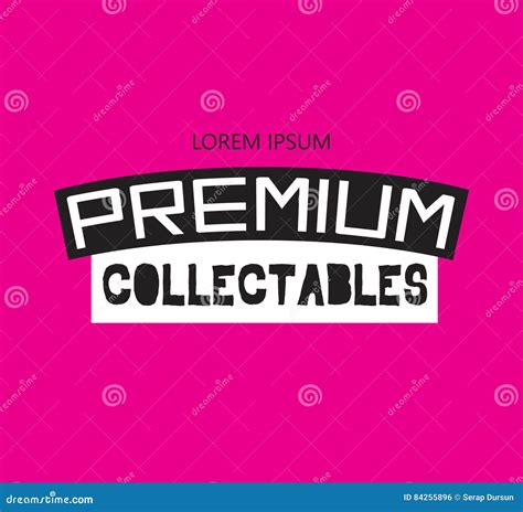 Premium Collectables Logo Design Stock Illustration Illustration Of