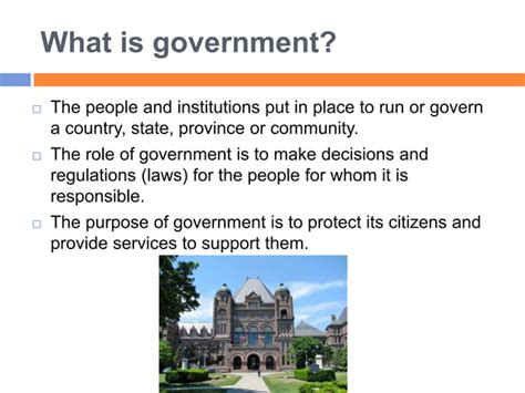 The Role Of Government And Why It Exists