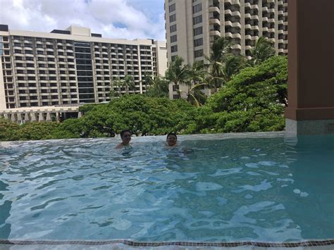 Infinity Pool At The Grand Islander Tower At The Hilton Hawaiian