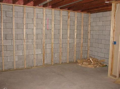 How To Frame A Wall For Drywall Framing Basement Walls Finishing