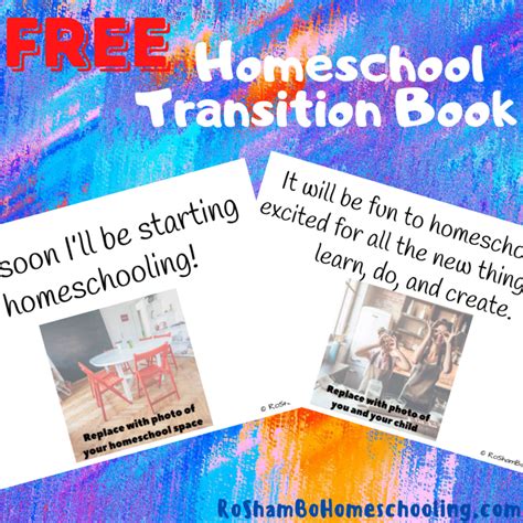 Free Homeschool Transition Book Roshambo Homeschooling