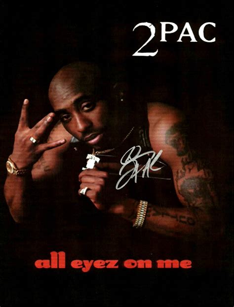Tupac Shakur Autograph Signed Poster Company Newsroom Of