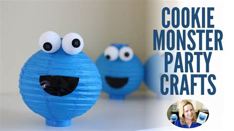 Cookie Monster Inspired Diy Party Crafts Easy Toddler Party Ideas