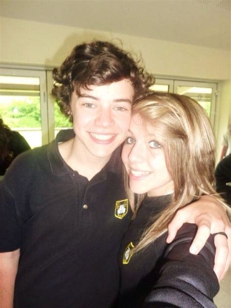 Oldrare Pic Of Harry And His Friend Lydiaevecole In High School