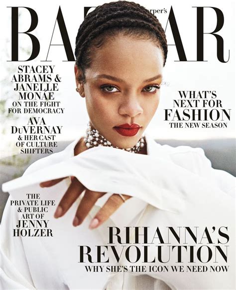 Rihanna Covers Harpers Bazaar Stylish Starlets Harpers Bazaar