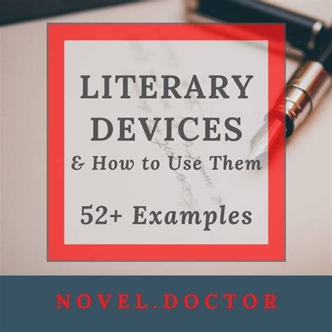 Literary Devices 52 Terms Plus Examples For Writers Novel Doctor