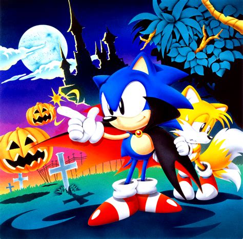 Halloween Artwork From The Sonic The Screensaver Sonic The Hedgeblog