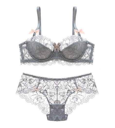 Old to select from many women's bra and panty set or womens bra and thong sets, top & bottom sets and women's matching lingerie sets; Initial Season Fancy Lace Bra Panties Sets A34 - Brasets CN