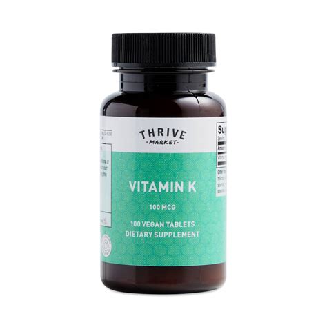Vitamin K Supplement Thrive Market