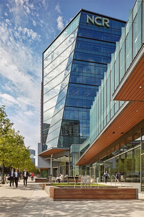 Ncr World Headquarters A Unique Atlanta Midtown Architecture Project