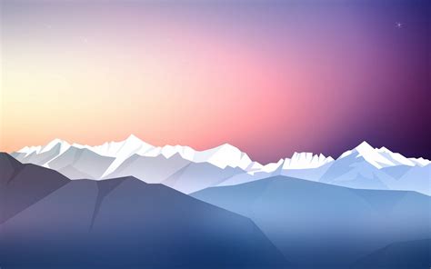 Abstract Landscape Artwork Mountain Wallpapers Hd