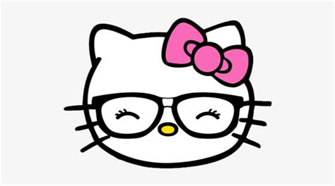 hello kitty with glasses tattoos