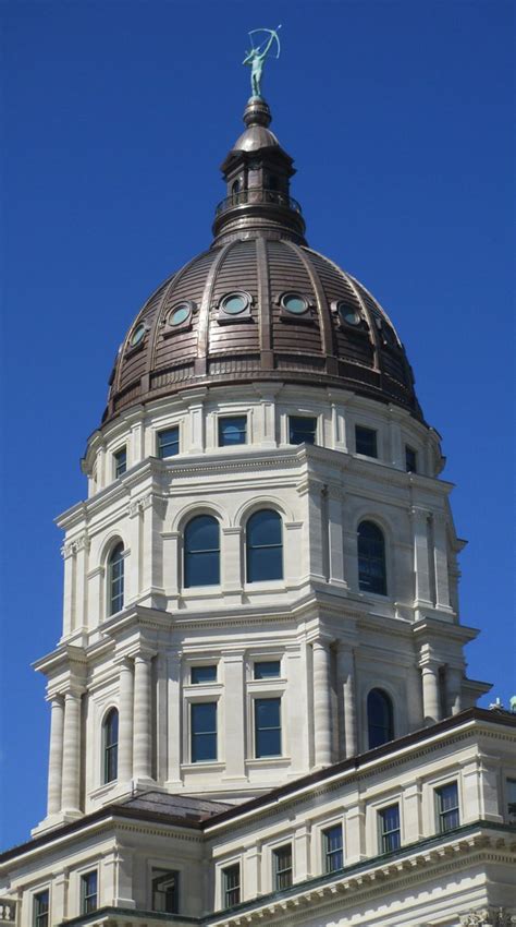 Kansas State Capitol Dome Topeka Kansas This Lovely Sta Flickr