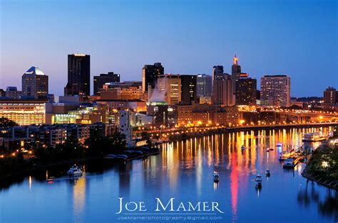 Saint Paul Minnesota Skyline Joe Mamer Photography