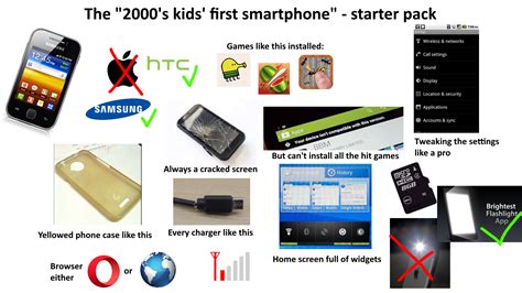 The 2000s Kids First Smartphone Starter Pack Rstarterpacks