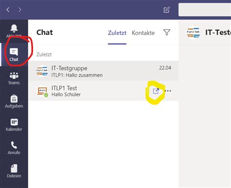 See who's in a group chat. In Microsoft Teams auf dem Windows Client ein Chat-Fenster ...