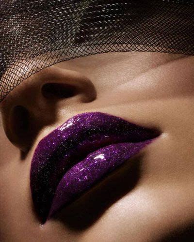 Take Your Purple Lip From Goth To Funky By Adding High Shine And A