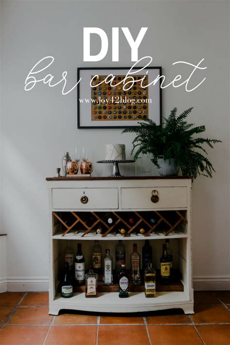 Upcycle An Old Chest Of Drawers Into A Bar Cabinet With A Wine Rack
