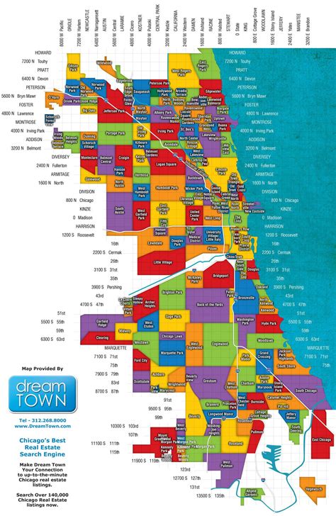 Printable Chicago Neighborhood Map Ruby Printable Map