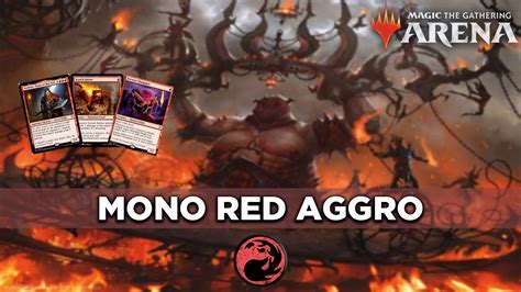 Mono Red Aggro Bo1 Mtg Arena Standard En Español Youtube