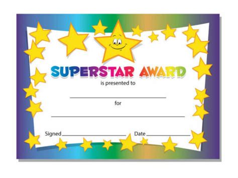 You Did It Award Certificates Schools Teachers Kids 16 X A6 Cards
