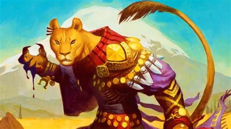 Dnd Leonin 5e Race Guide Names Traits And Classes