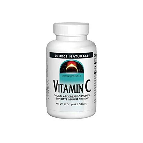 The brand's vitamin c supplement undergoes multiple rounds of testing to ensure safety, and the brand also sources its ingredients from trusted suppliers. Source Naturals Vitamin C Sodium Ascorbate Crystals ...