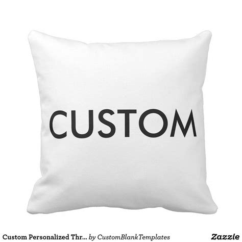 Custom Personalized 16x16 Polyester Throw Pillow Custom Personalized Ts